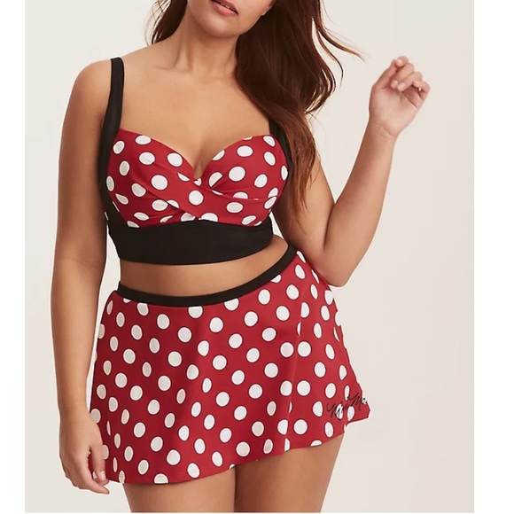 torrid minnie mouse bathing suit